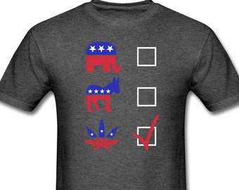 Marijuana Legalization Shirt - Cannabis Voter - Voting Cannabis Legalization Shirt Legalize It T-Shirt Marijuanna Clothing - 420 Shirt