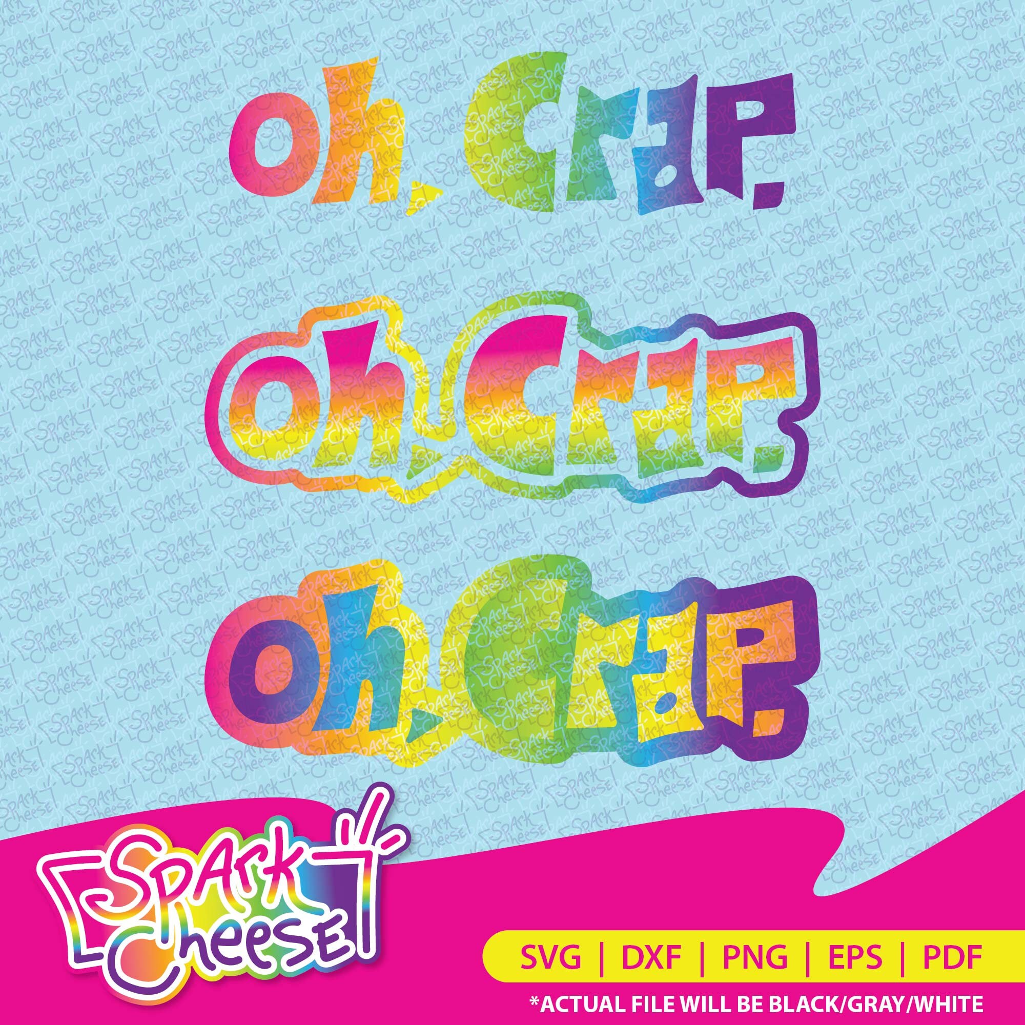 Oh Crap SVG Cricut Cut archivo vinilo taza archivo digital Etsy