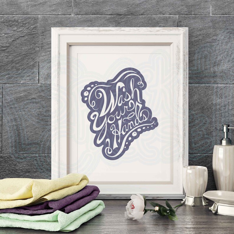 Download Wash Your Hands SVG cut file Cricut Silhouette Digital ...