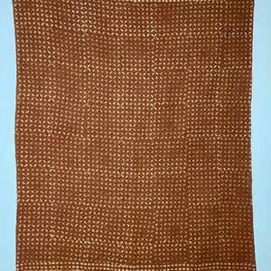 Throw blanket bohemian mud cloth bed cover with tassels