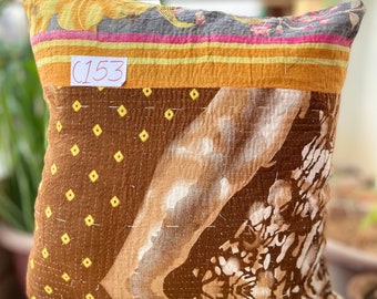 45*45 katoenen kantha kussenhoes handgemaakt decoratief kussen woondecoratie