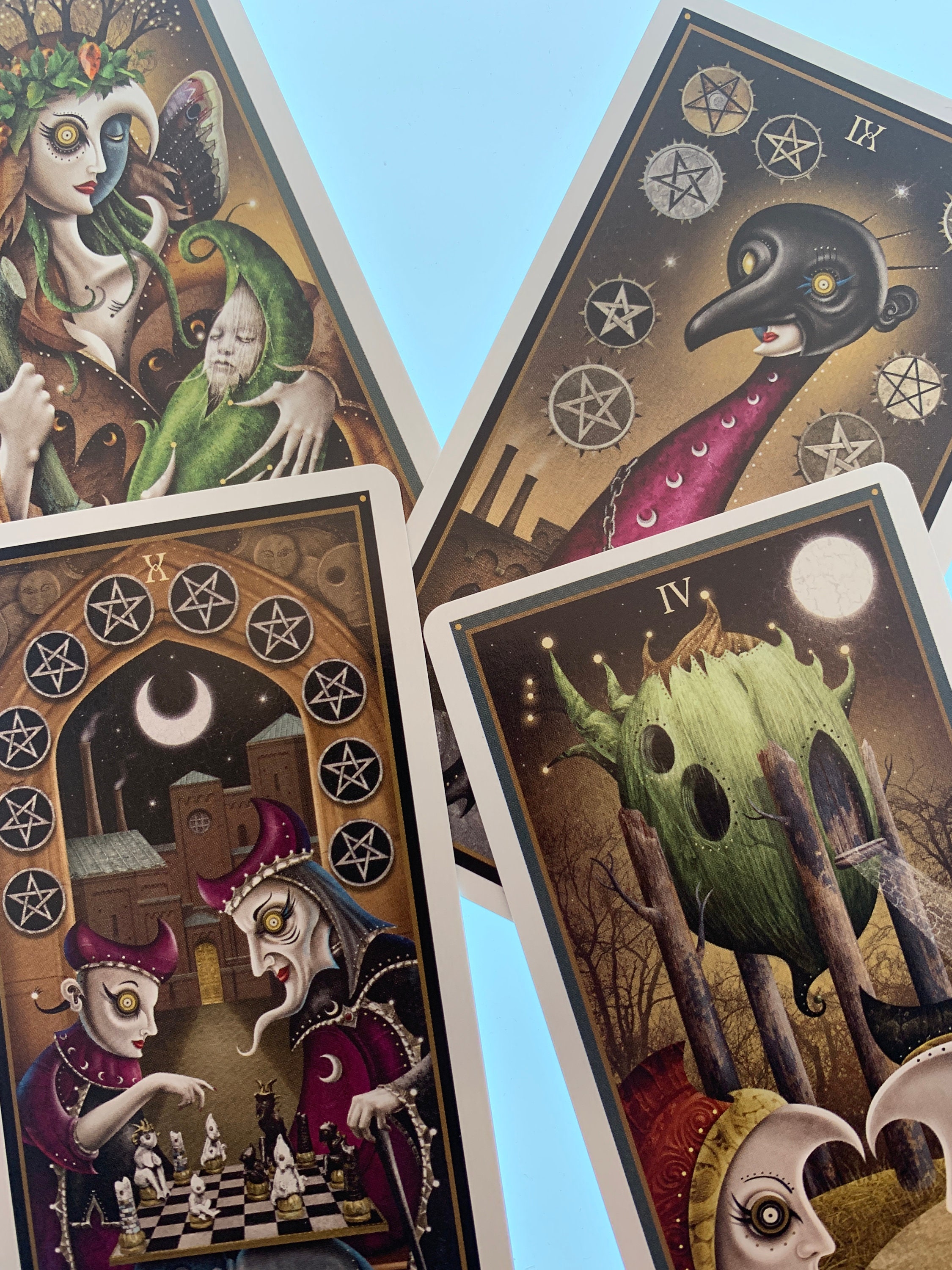 Tarot Deck 78 Cards Deviant Moon Tarot 2008 1st Edition | Etsy