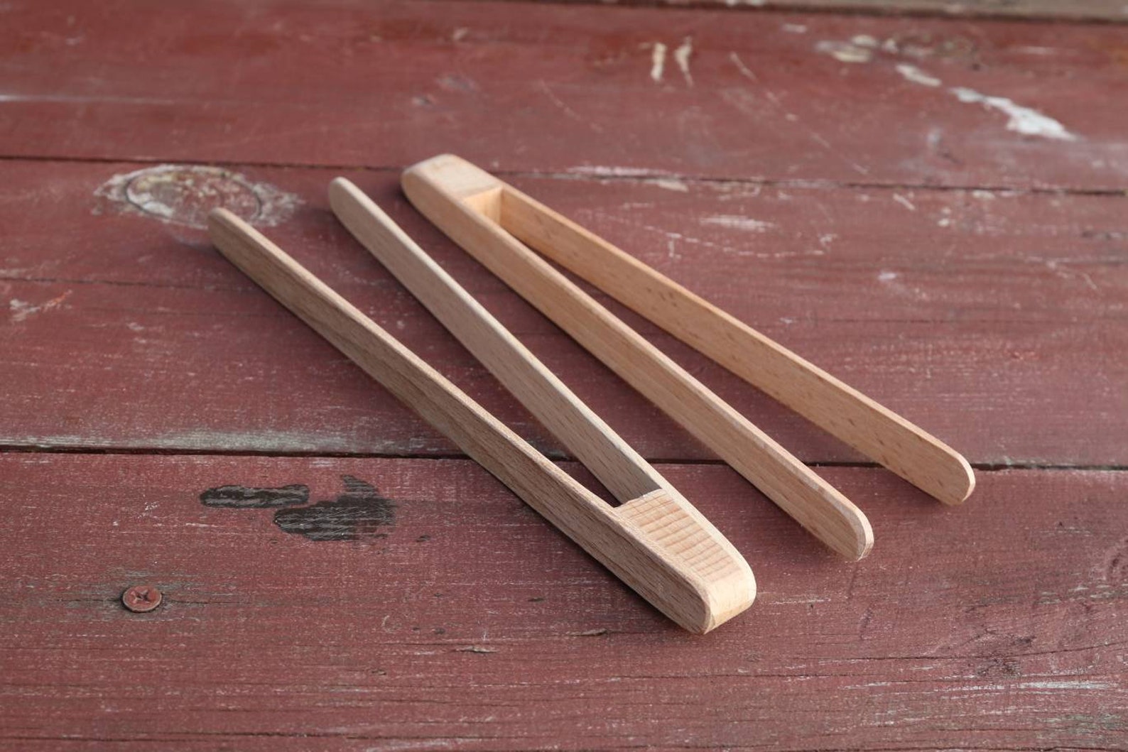 Wooden toy tweezers / Montessori tools / fine motor skills / Etsy