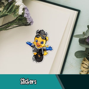 FFXIV Alpha and Omega Clear Sticker