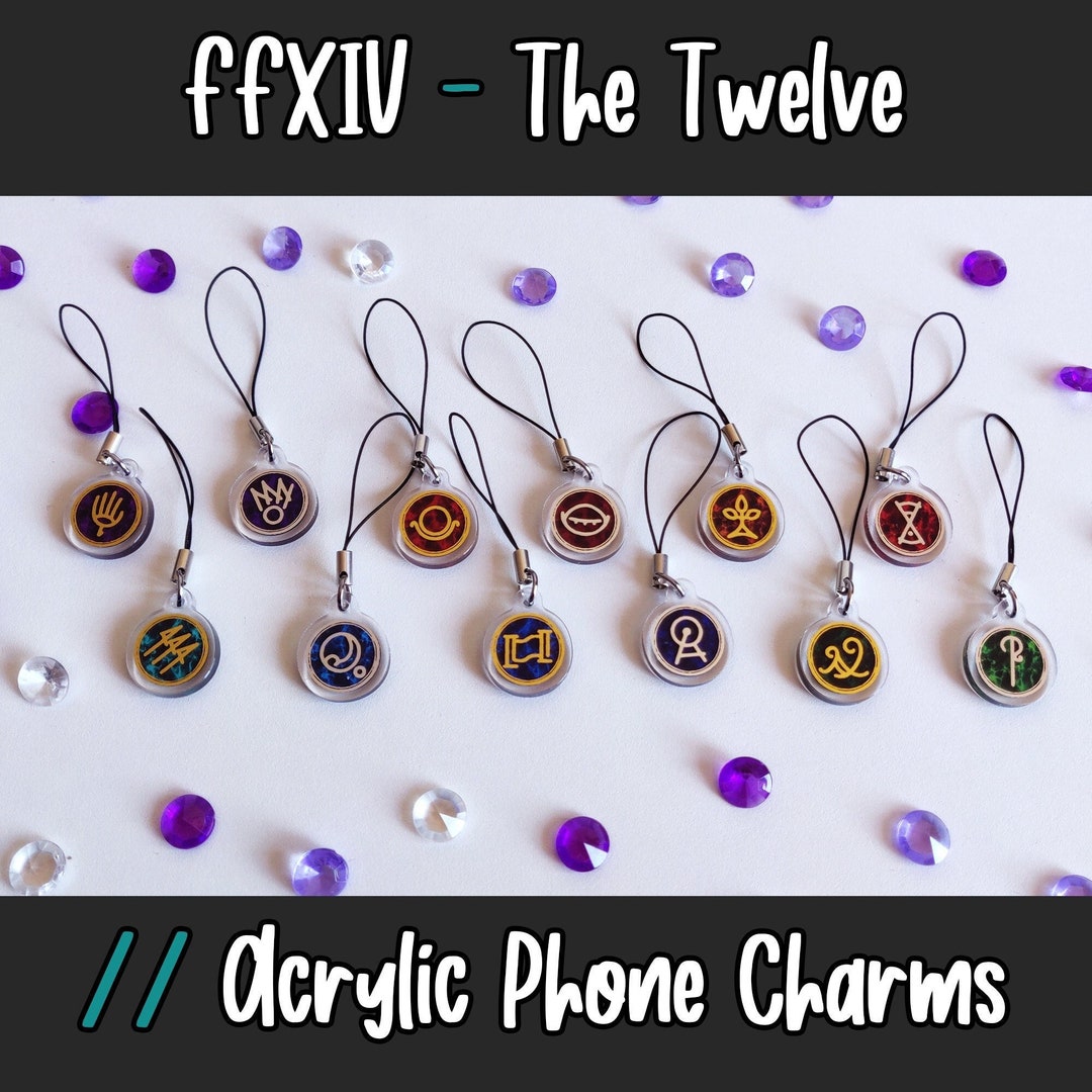 FFXIV the Twelve Silver/gold Hot Stamping Acrylic Phone
