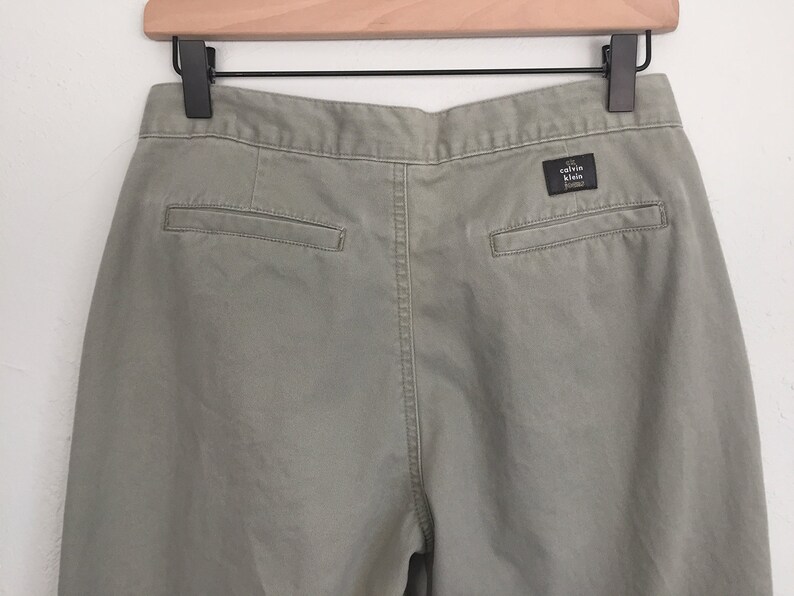 Vintage Wide Leg Chinos