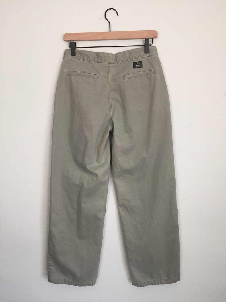 Vintage Wide Leg Chinos