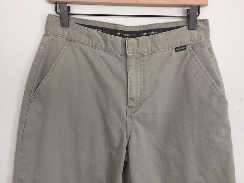 Vintage Wide Leg Chinos