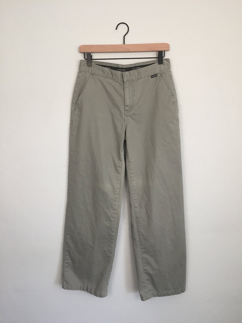Vintage Wide Leg Chinos