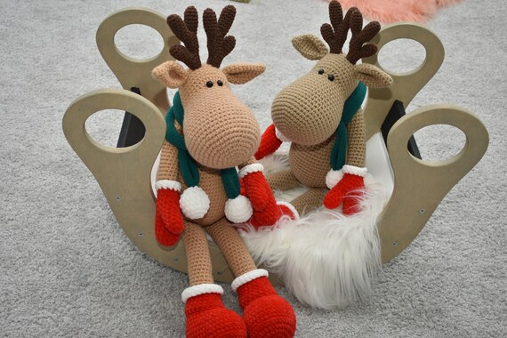 giant deer plush