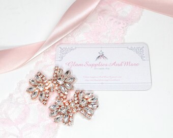 Wedding Garter Setgreen Garterrhinestone Green Garter Light Etsy
