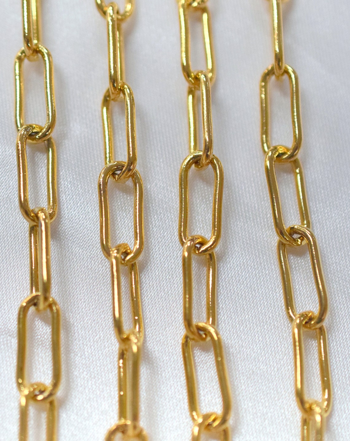 17x7mm Gold Filled Clip Chain 14K/18K GFC102B/GFC102 Vendu par Etsy