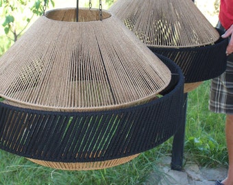 Custom order - ceiling light with gray element instead of black
