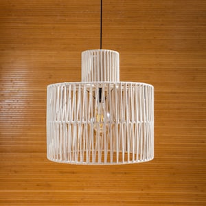 Ceiling light, pendant light, farmhouse decor, modern chandelier, macrame light shade, chandelier parts, boho lighting, bedroom light