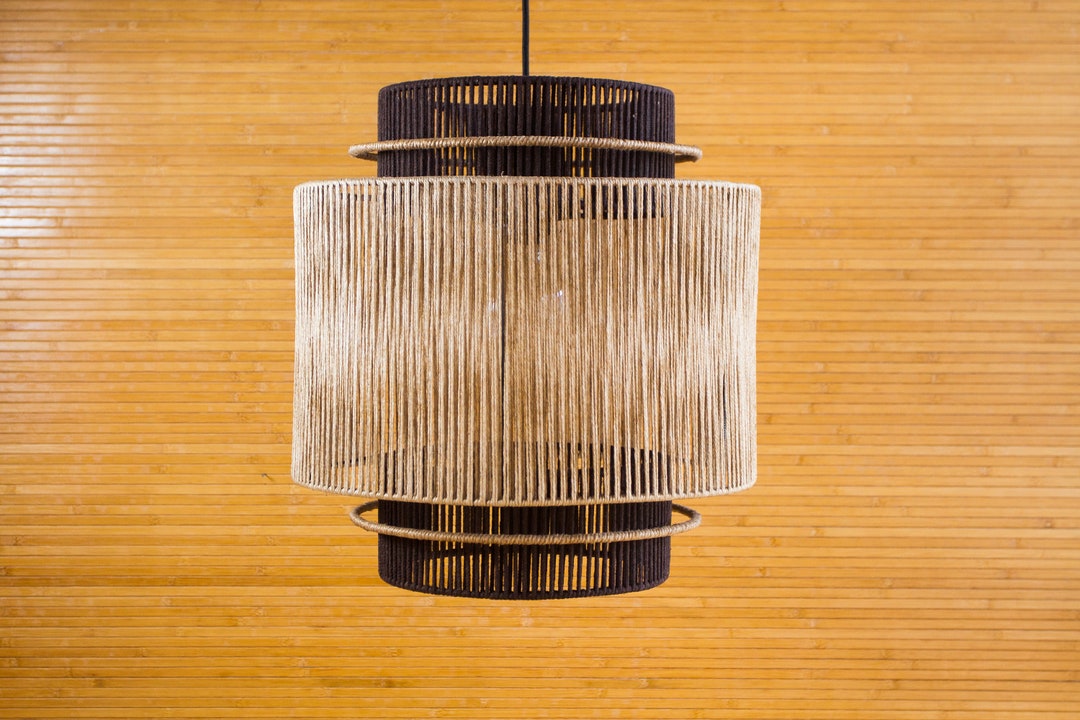 Modern Pendant Light, Boho Light Fixture, Boho Lighting, Boho Pendant ...
