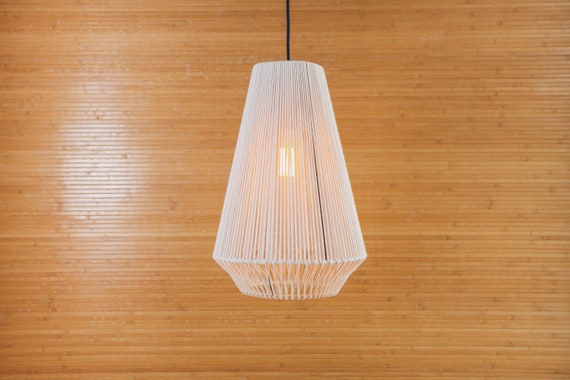 Pendant Light Shade Plug In Ceiling Light Boho Light Etsy