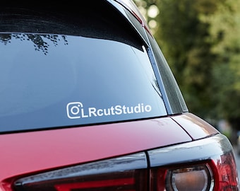 2 stickers Instagram personnalisés avec nom d'utilisateur IG autocollants pour vitre voiture moto pare-brise fenetre ou pare-choc