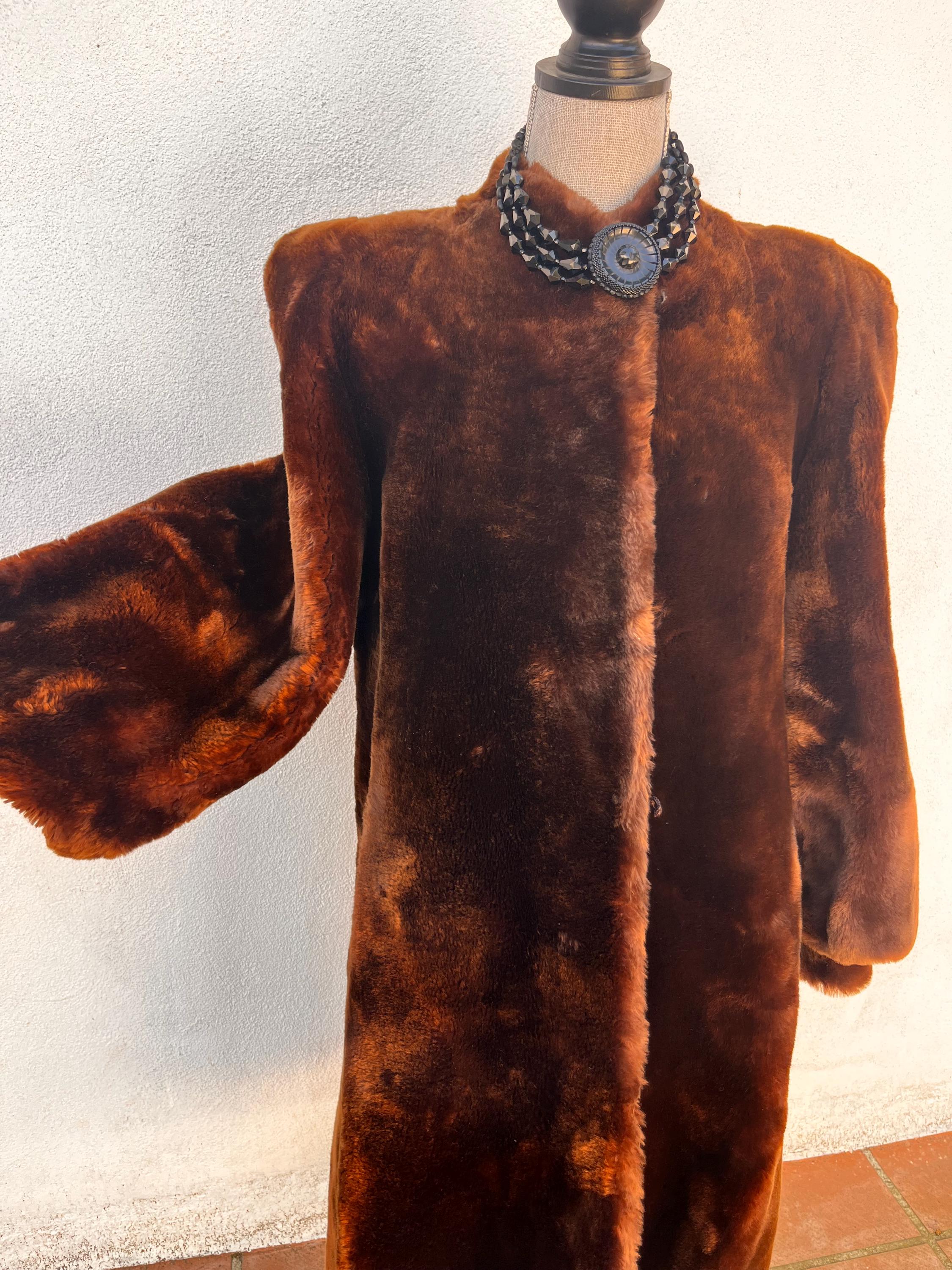 Mouton Fur Coat - Etsy