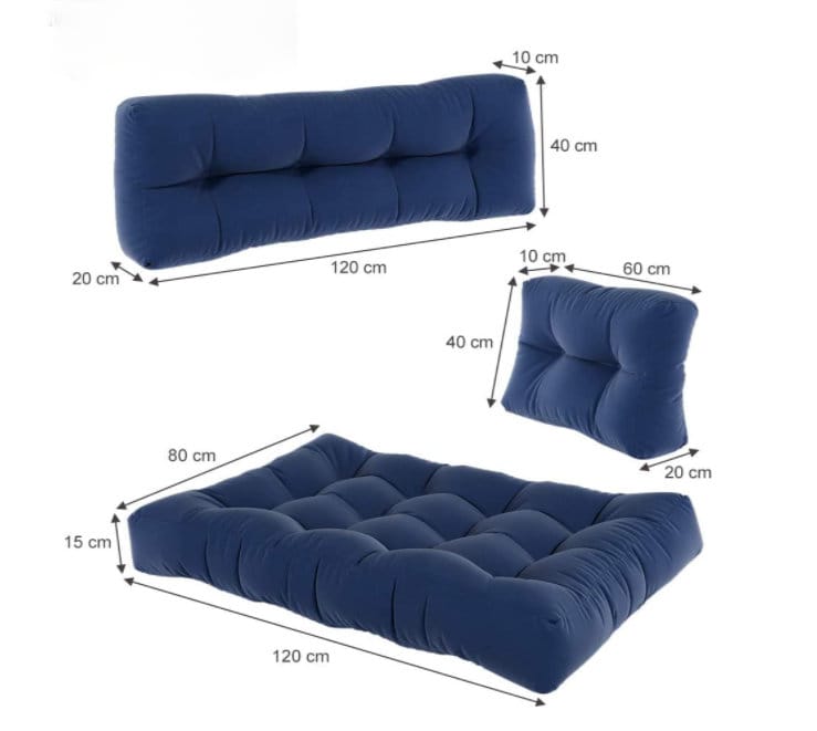 Pallet Cushions Euro Size Pallet Cushions Pallet Furniture Etsy UK