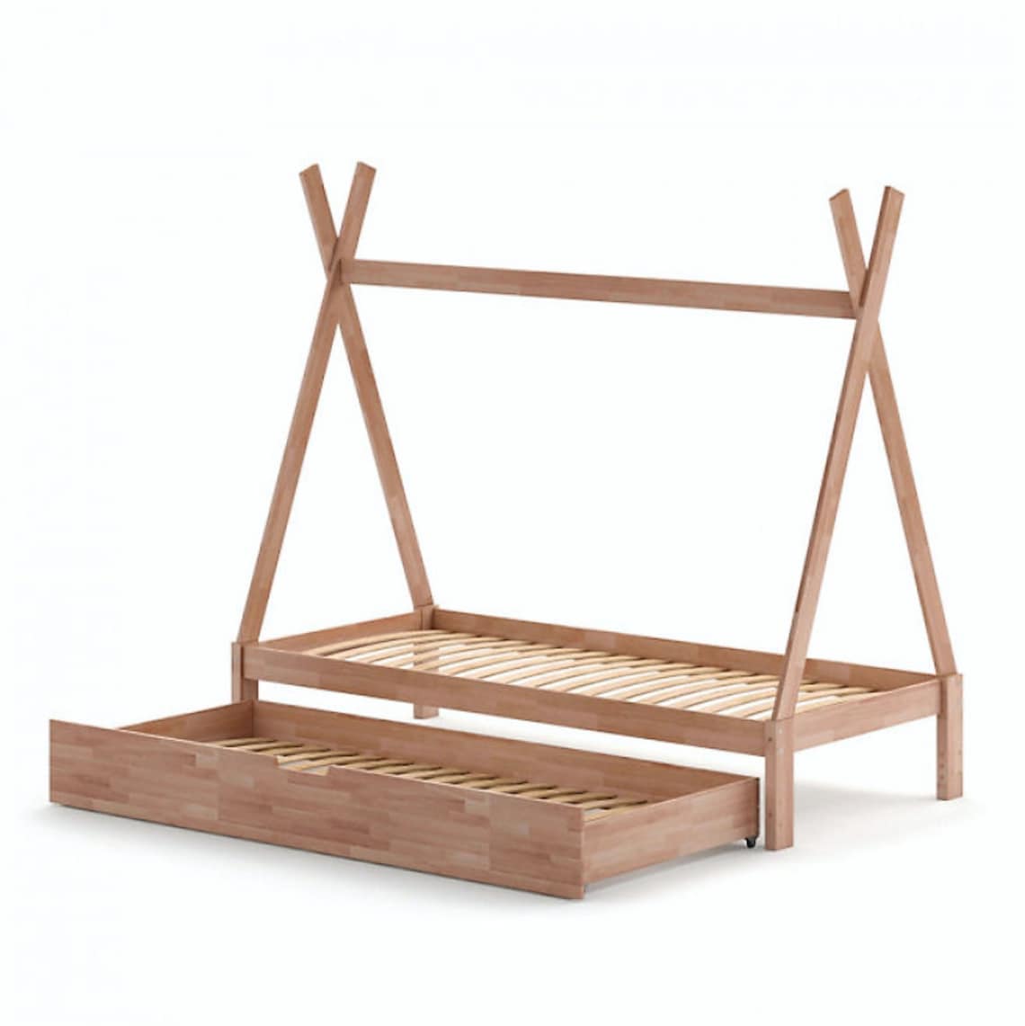 Toddler Floor Bed Montessori Bed With Drawers Children's Etsy