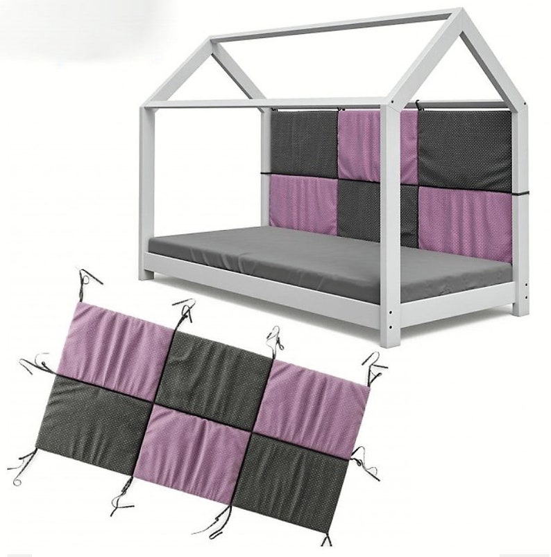 Montessori Floor Bed Protective Cushion Toddler Bed Bumper Etsy