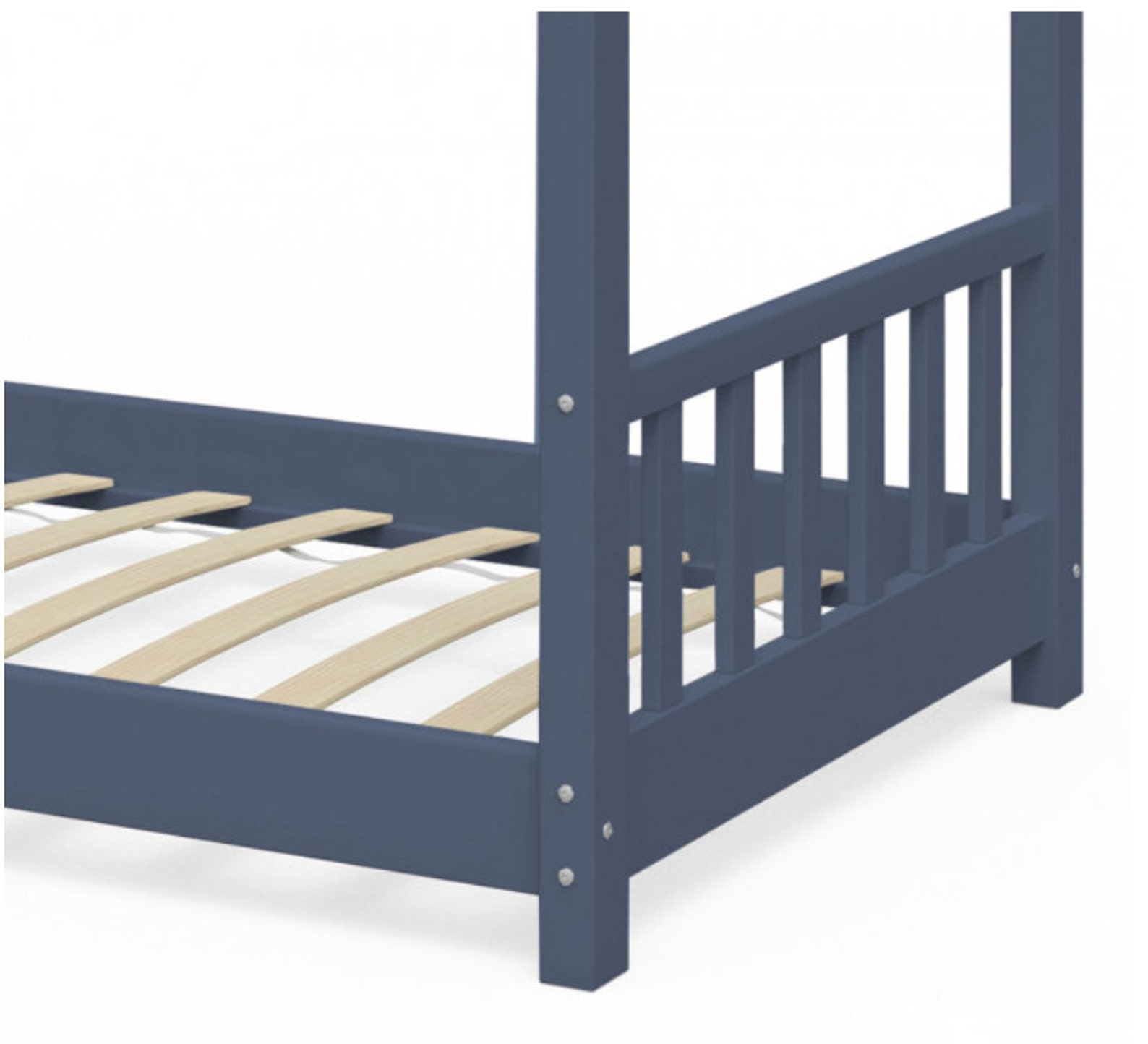 Montessori Floor Bed Toddler House Bed Children Wooden House Etsy UK