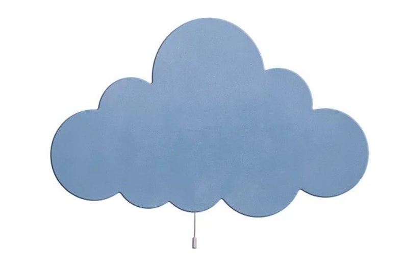 Cloud Wooden Wall Light Kids Room Decor Lamp Nursery Etsy UK