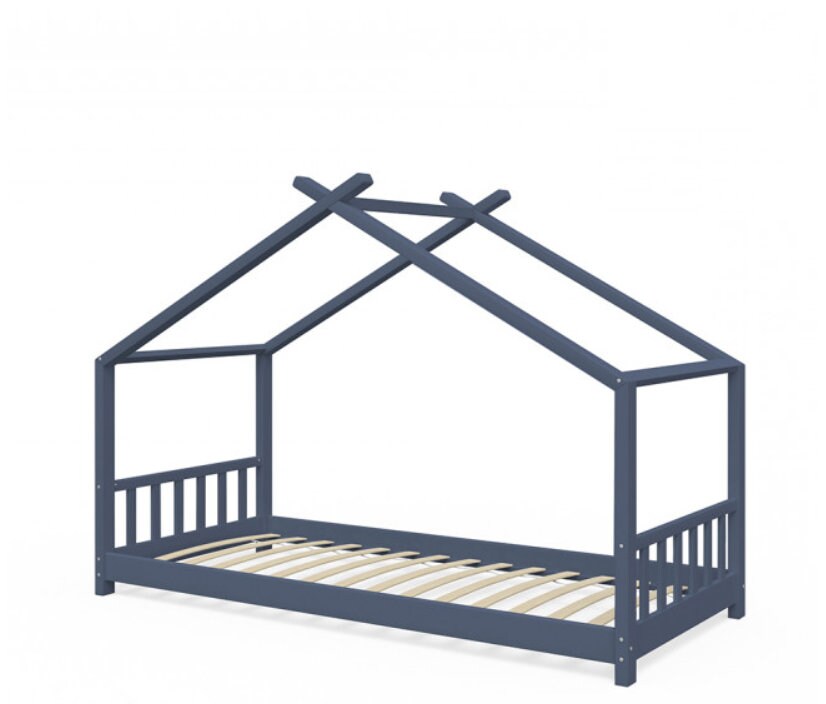 Montessori Floor Bed Toddler House Bed Children Wooden House Etsy UK