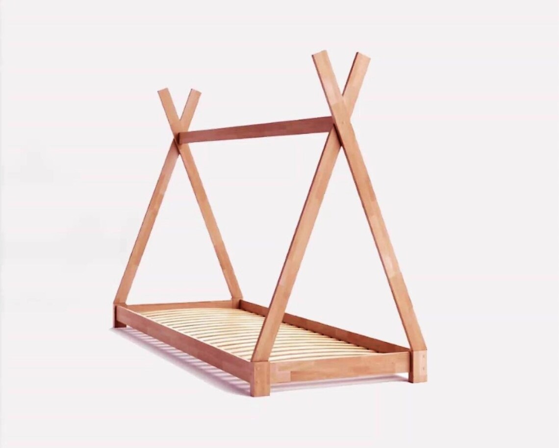 Toddler Floor Bed Montessori Bed Children's House Bed Etsy UK