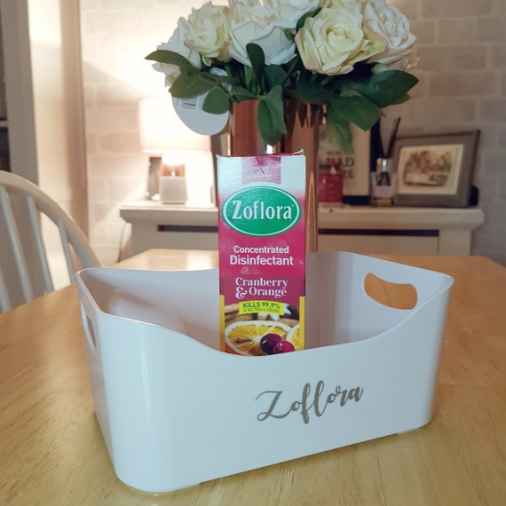 White Personalised Storage Basket Zoflora Wax Melts Mrs Hinch Etsy