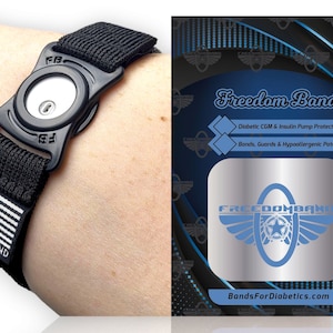 Armband for Freestyle Libre 3 Adjustable Arm Band Cover All-In-One Hook N Loop Flexible Transmitter Protection Freedom Band 360