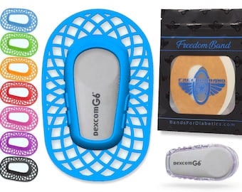 Reusable Dexcom G6 CGM Shield, Flexible Protective Cover, Free Patch