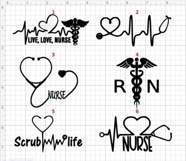 Living My Best Scrub Life Vinyl Sticker