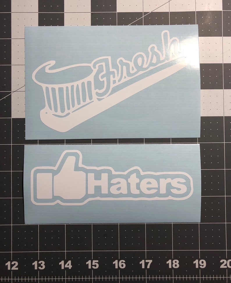 JDM Decals JDM Stickers Fresh Blow Me U Jelly Bro Illmotion Dope Built Not Bought Haters Dapper JDM Vinyl Decals image 3