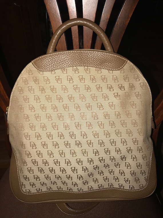 Vintage Dooney \u0026 Bourke Brown Backpack 