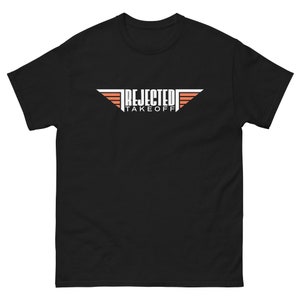 T-shirt De bande de décollage rejeté