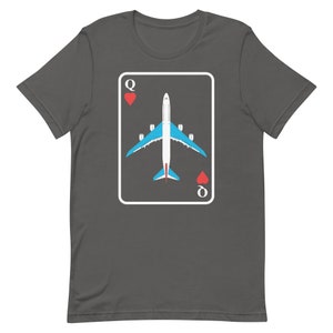 747, Boeing, Rainha dos Céus, cartas de baralho, camiseta