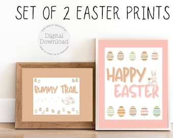 Easter Bunny Prints Set – Peter Rabbit Wall Art (Digital Download)