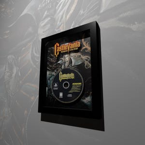 MINI Castlevania: Symphony of the Night Replica CD Shadow Box Framed Art (5x7) (Choose a Background)