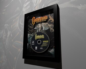 MINI Castlevania: Symphony of the Night Replica CD Shadow Box Framed Art (5x7) (Choose a Background)