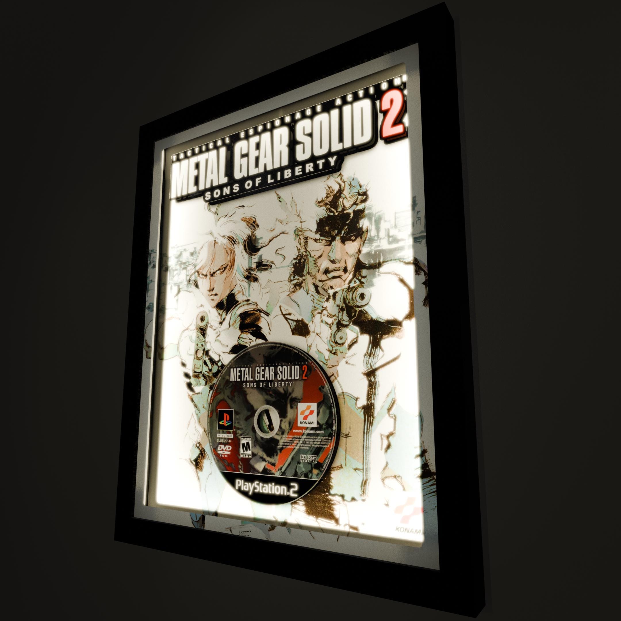 Metal Gear Solid 2: Sons of Liberty Replica CD Deluxe Shadow