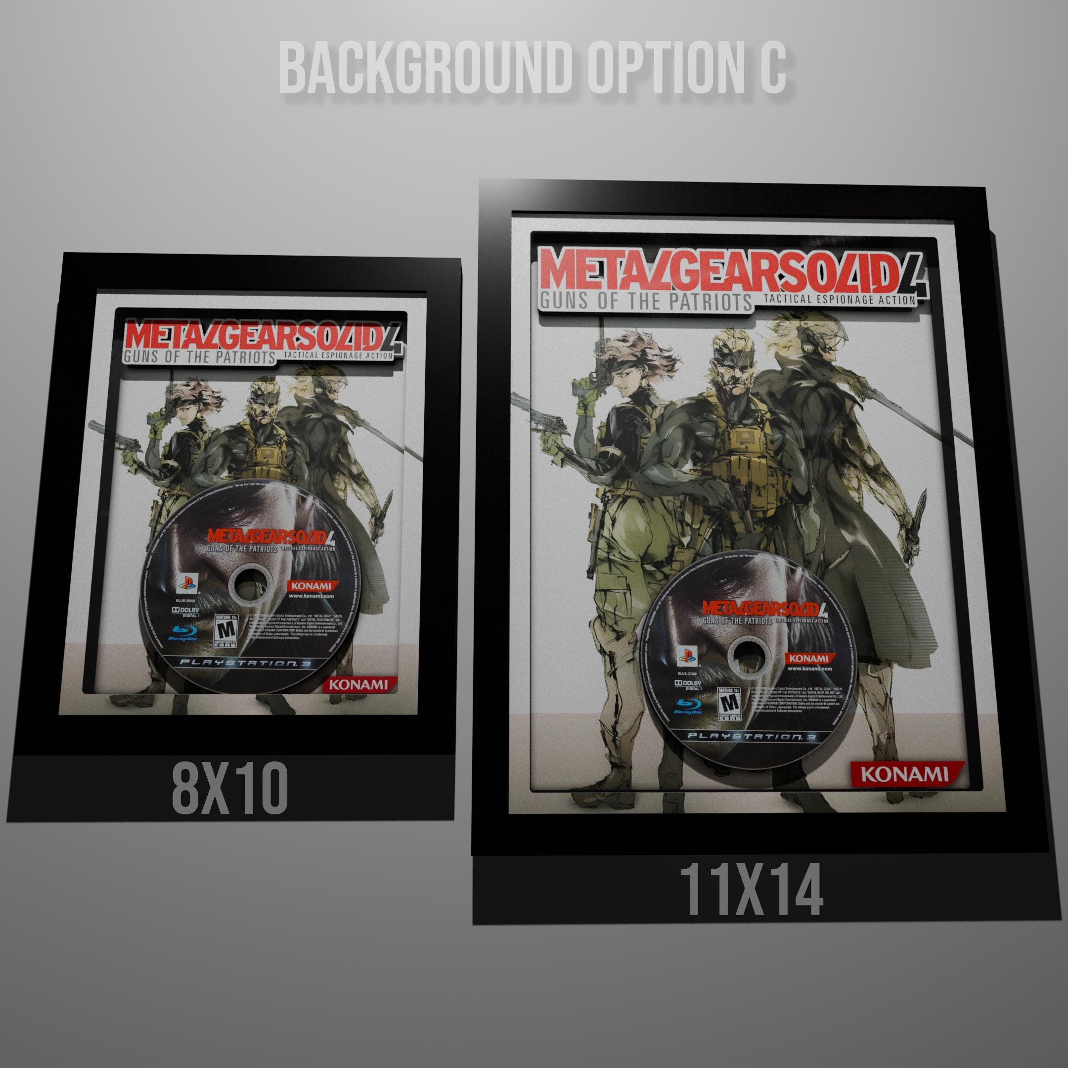 Metal Gear Solid 4: Guns of the Patriots Replica CD Deluxe Shadow