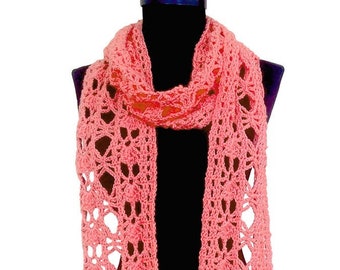 Crochet scarf pattern, PDF pattern, Instant Download 1035