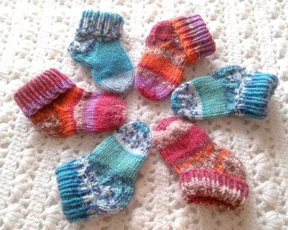 handmade baby socks