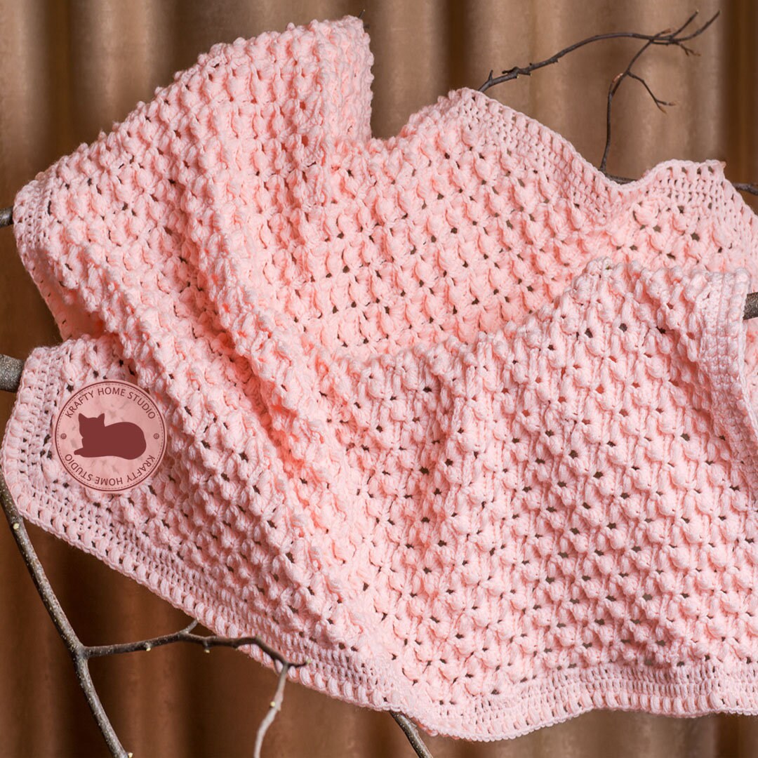 Fluffy Baby Blanket Pattern Crochet Tutorial Pattern Stroller