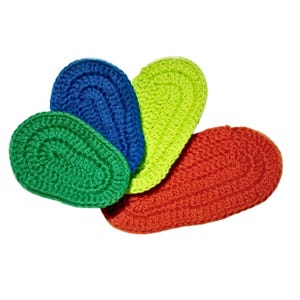 Crochet Baby Soles for sandals Pattern - 4 sizes, PDF, Instant Download 4031