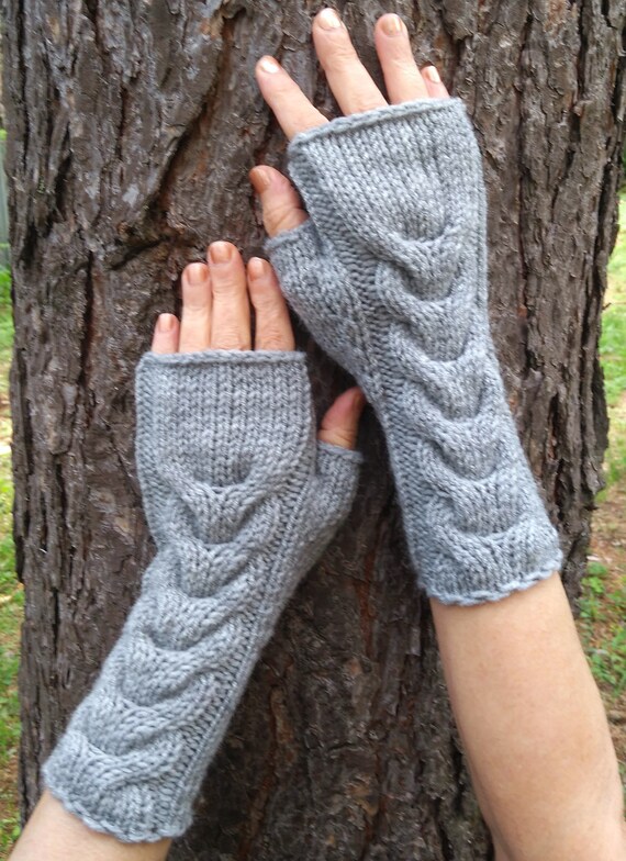 Knit open finger mittens outlet