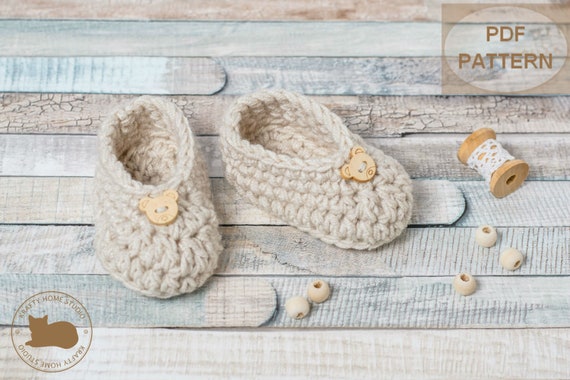 etsy crochet baby shoes