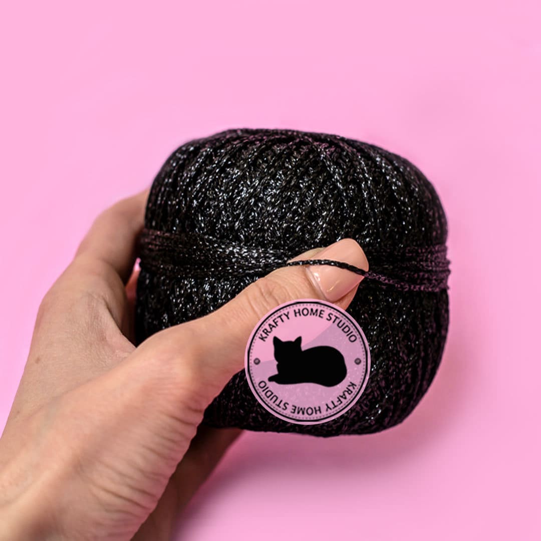 Metallic Yarn for Crochet, Tatting, Knitting, Embroidery. Glitter