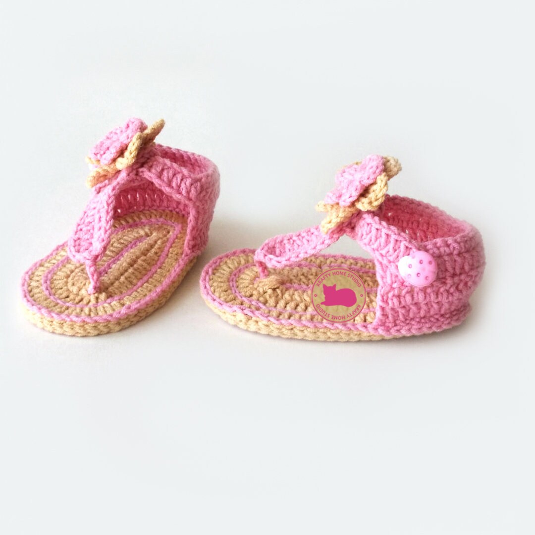Baby girl deals crochet sandals